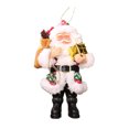 thumbnail image 1 of Adornos para árbol de Navidad Advancent artesanía exquisita decoraciones únicas de Papá Noel Kits de decoración para fiestas rojo verde, 1 of 6