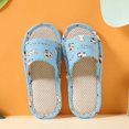 thumbnail image 1 of Chaussons d'Été pour Femmes, Antidérapants, Universels, Printemps et Automne, en Lin, Coton, 1 of 6