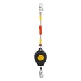 thumbnail image 3 of 15M Safety Fall Arrester with Hook, 330.69lbs Load, Self-Retracting Lifeline for Aerial Work, Engineering Construction, Black, 3 of 13
