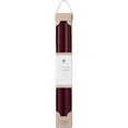 thumbnail image 1 of Northern Lights Candles - 12" 2PK Premium Tapers, Bordeaux - 72884, 1 of 4
