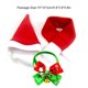 thumbnail image 4 of Greeniant Conjunto de bufanda de campana de sombrero de Papá Noel, disfraz de Navidad para mascotas, accesorio de gatito conmemorativo Adorable, Type3 NO3, 4 of 6