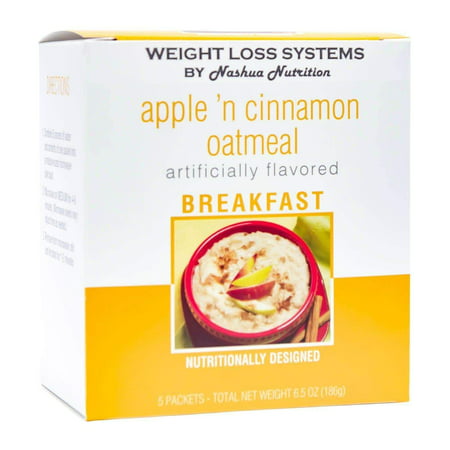 Weight Loss Systems Oatmeal - Apple 'n Cinnamon - High Protein - Low Fat - (Best Cold Cereal For Weight Loss)
