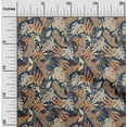 thumbnail image 2 of oneOone Cotton Jersey Navy Blue Fabric Tropical Diy Clothing Quilting Fabric Print Fabric By Yard 58 Inch Wide, 2 of 4