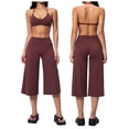 thumbnail image 4 of Womens 2 Piece Workout Sets Short Matching Lounge Sets Summer Clothes Going Out Gym Outfits,Gym Wear(Wine,XL), 4 of 8