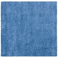 thumbnail image 3 of Safavieh Evolution Rothesay Solid Shag Area Rug, Blue, 6'7" x 6'7" Square, 3 of 11