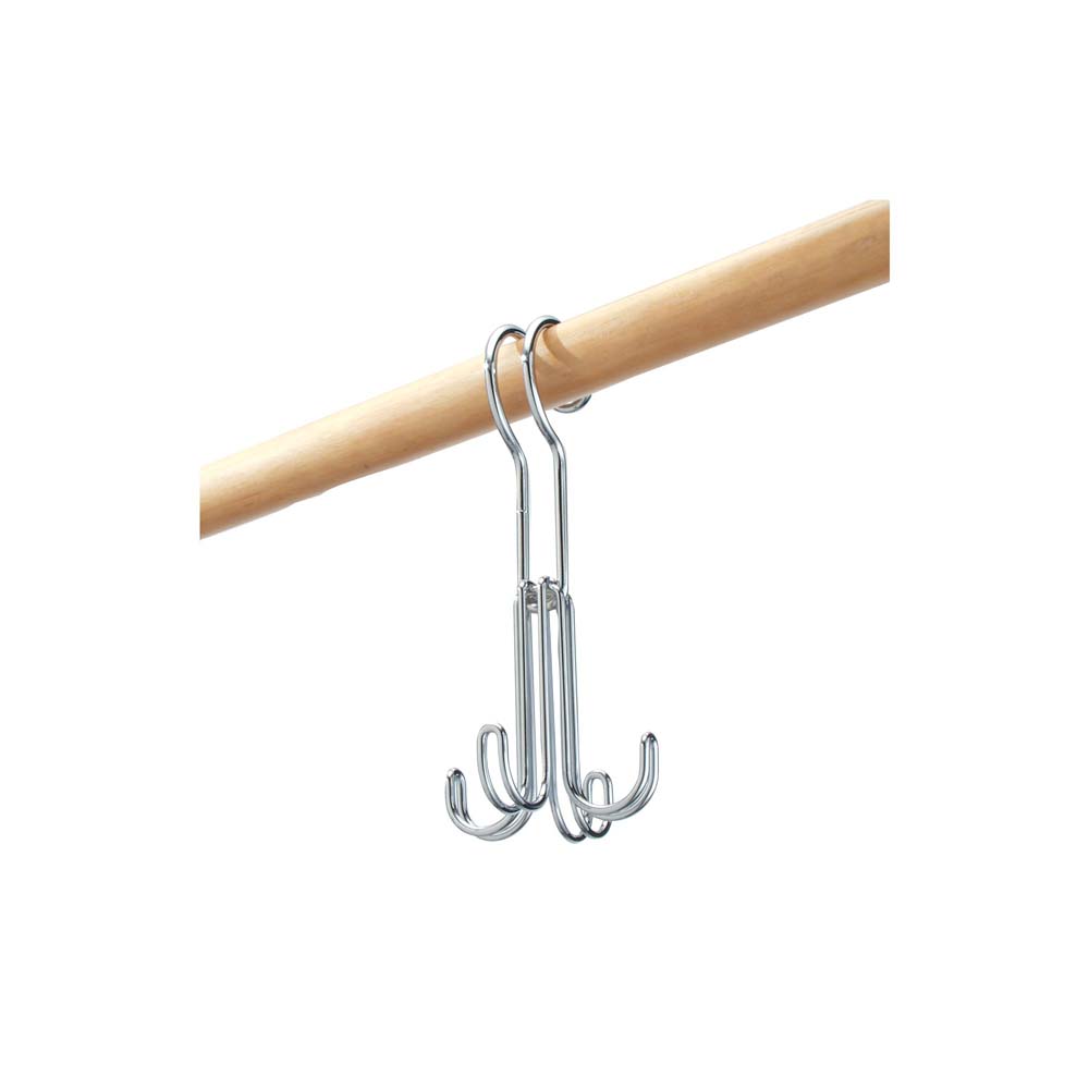 InterDesign Classico Over the Rod, Closet Accessory Organizer 4 Hooks