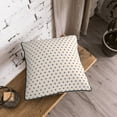 thumbnail image 3 of DouZhe Velvet Decorative Throw Pillow Covers Set of 2, Soft Square Cushion Cover with Invisible Zipper Patriotic Blue Stars Beige Printing, 18"x18", 3 of 7