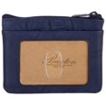 thumbnail image 2 of Buxton Womens Leather Heiress Pik-me-up Framed Id Coin, Credit Card Case Holder Wallet , Change Purse (Navy),One Size, 2 of 3