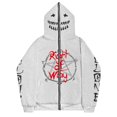 thumbnail image 2 of Sudaderas Y2K oscuras europeas y americanas para hombre y mujer, sudaderas con capucha, parejas góticas, Harajuku, talla grande, sudaderas con cremallera larga, 2 of 5
