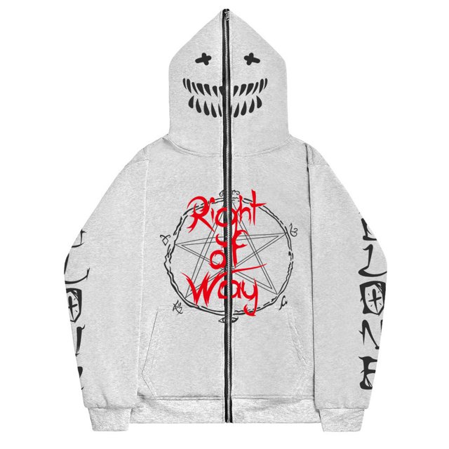Sudaderas Y2K oscuras europeas y americanas para hombre y mujer, sudaderas con capucha, parejas góticas, Harajuku, talla grande, sudaderas con cremallera larga