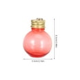 thumbnail image 5 of 12pcs Christmas Ornaments Set: 50ml Round Fillable with Hanging Caps - Holiday Wishing Bottles for Crafts & Party Decor, 5 of 7