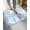 Blue, variant on Luxury Plush Bathroom Rugs Mat, Purple Blue Hot Air Balloon Soft Shaggy Bath Carpet, Modern Balloon Float Clouds Non-Slip Floor Mat for Kitchen, Bedroom, 24"x35"