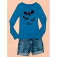 thumbnail image 3 of Flying Bats Happy Halloween  Long Sleeve Toddler -Image by Shutterstock,  2 Toddler, 3 of 4