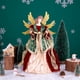 thumbnail image 2 of Figura de ángel de juguete, adornos navideños, manualidades con alas, decoraciones navideñas para el hogar, regalo festivo de cumpleaños para niños, decoración 2024, 2 of 5