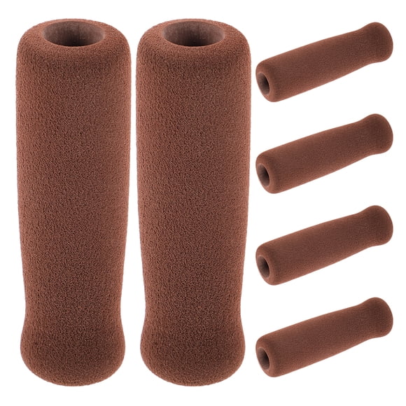 6 Piezas Envolturas de Mango de Muleta Antideslizantes para Bastón para Caminar - Empuñaduras de Esponja para Personas Mayores Accesorios de Muleta Antideslizantes Cómodos Agarre y Soporte para Perso