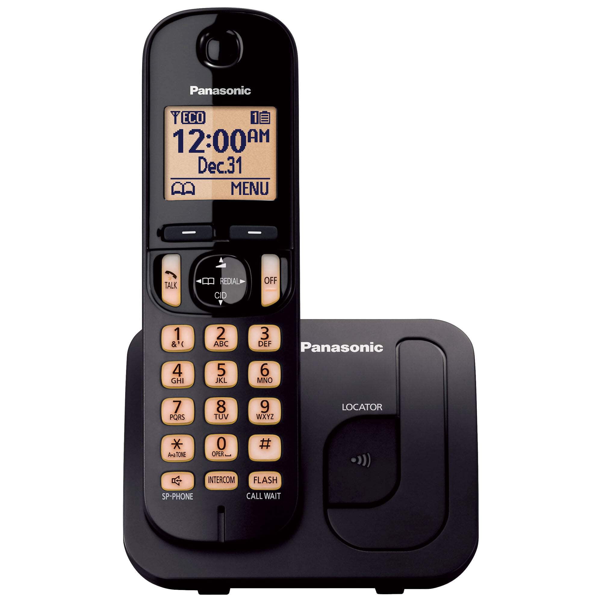 Cordless Phone, 1.6" Backlit Display, Call Block - KX-TGC20x Series