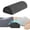 Black, variant on Half Moon Foam Bolster Pillow, Multi-Use Lumbar Support Pillow for Neck, Back, Knee, Leg, Foot, Semi Cylinder for Bed, Sofa, Office, Yoga