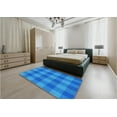 thumbnail image 4 of Ahgly Company Indoor Rectangle Patterned Blue Dress Blue Area Rugs, 6' x 9', 4 of 6