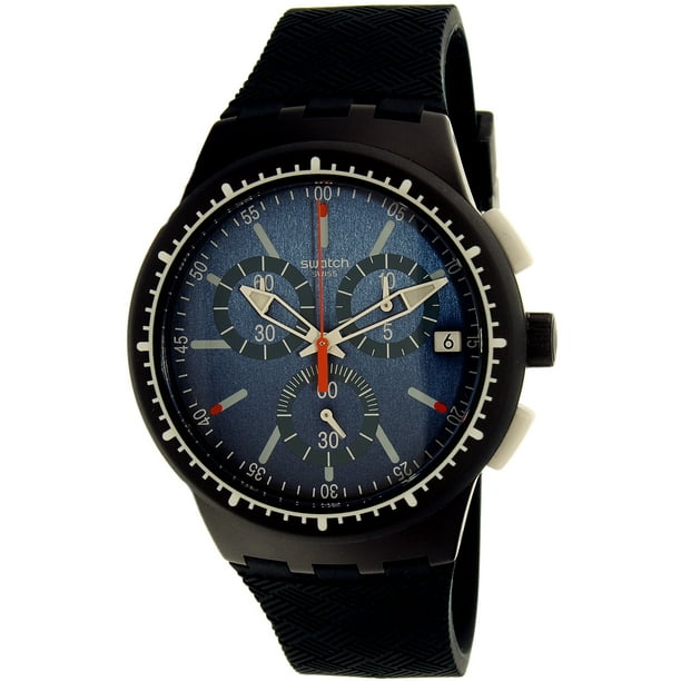 Swatch Swatch Men's Gara In Blu SUSN410 Blue Rubber Swiss Quartz