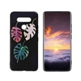 thumbnail image 1 of Colorful-Monstera-Leaves Phone Case, Degined for LG Q51 Case Men Women, Flexible Silicone Shockproof Case for LG Q51, 1 of 1