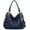 Blue, variant on CoCopeaunts Tote Bag for Women Hobo Shoulder Purse Large Work Commute Handbag Leather Top Handle Bag with Tassel