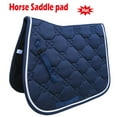 thumbnail image 3 of Greeniant Almohadilla de sillín multiusos para montar a caballo, mezclas absorbentes de sudor, rendimiento absorbente de golpes, equipo para eventos de carpas azul marino Greeniant OD010070-01, 3 of 6
