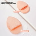 thumbnail image 3 of Mightlink Hydrating Cleansing Sponge Soft Waterdrop-shaped Face Wash Mud Masque Puff for Makeup Removal, 3 of 7