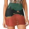 thumbnail image 4 of Midday Mountains Women's skirt With Pocket Vintage Skirt Printing A Line Skirts Summer Clothes Awesome Radical Sweet Chill, 4 of 7