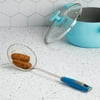 Tasty Stainless Steel Round Wire Skimmer, 5" Diameter, Royal Blue