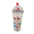 thumbnail image 1 of Vaso Botella de Agua Infantil De Plastico Figura Corazon Con Led Blanco 450 ml, 1 of 3