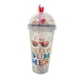 thumbnail image 1 of Vaso Botella de Agua Infantil De Plastico Figura Corazon Con Led Blanco 450 ml, 1 of 3