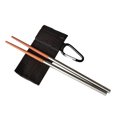 thumbnail image 2 of Palillos plegables Ndcxsfigh utensilios portátiles para picnic negro, 2 of 8