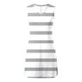 thumbnail image 5 of V Neck Summer Casual Beach Mini Dress for Women Sleeveless, Split, Stretchy, Polyester Spandex, Different Sizes, 5 of 5