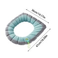 thumbnail image 3 of Birdeem Soft Elastic Toilet Seat Cover,Warm and Thickened Toilet Cushion with Removable Handle,Universal Fit for All Toilet Types Including Round and Elongated,Easy Installation & Machine Washable, 3 of 9
