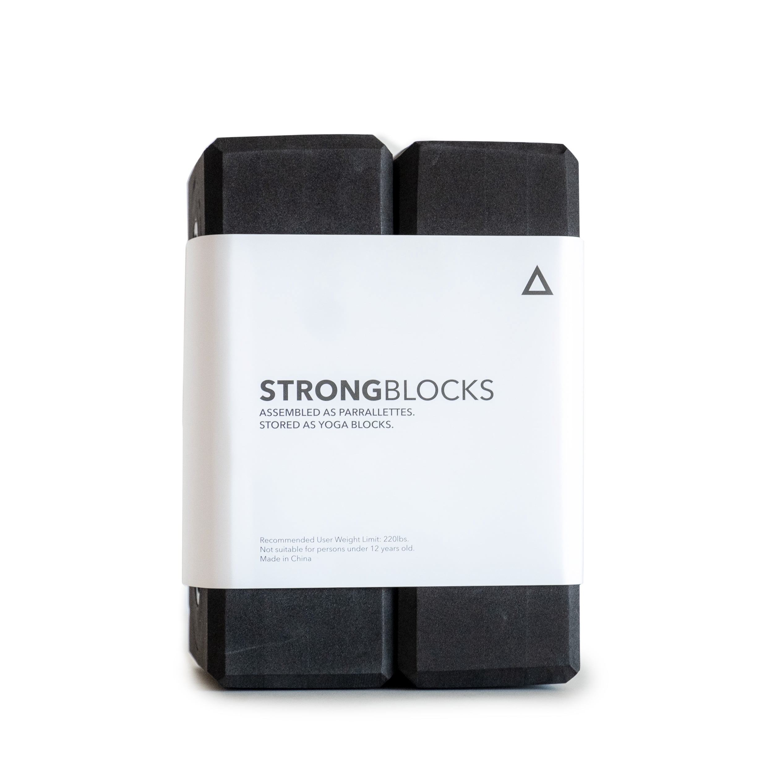 StrongBlocks - Hybrid Set of Parrallettes and Yoga Blocks for Flexibility and Strength Training