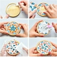 thumbnail image 3 of Miangastore 1Pcs Smooth Surface Bamboo Mosaic Base for Creative Display Dining Table Accessories Khaki, 3 of 8