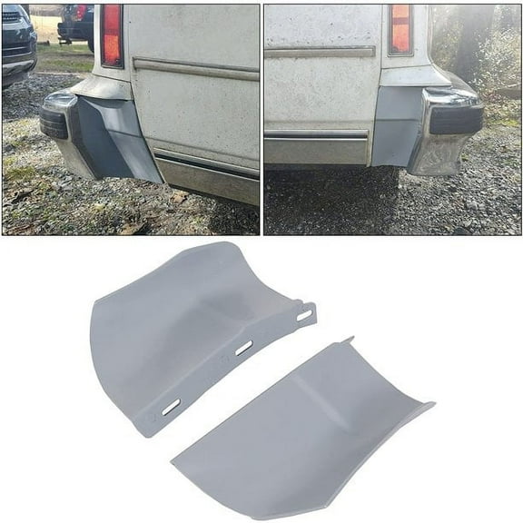 Kojem Rear Bumper Quarter Panel Fillers Kit Primed Fits Chevy Chevrolet Caprice Impala 1986-1990 ABS Grey 2PCS 1 Pair