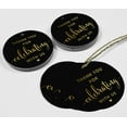thumbnail image 4 of Inkdotpot Pack Of 100 Real Gold Foil Paper Tags Thank You Celebrating With Us Bridal Shower-Baby Shower-Retirement-Wedding-Birthday Favor Hang Tags, 4 of 6