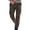 Brown Cargo Pants for Men, variant on HOOMEUMY Men's Straight Fit Stretch Tapered Leg Elastic Waist Drawstring Bound Feet Cargo Pants with Multi Pockets Gray 34