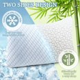 thumbnail image 2 of Pillows WOLKI, espuma viscoelástica refrescante, tamaño doble o completo, paquete de 2, 2 of 8