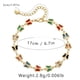 thumbnail image 3 of Chapado en oro de colores pulsera de diamantes de imitación tobillera Zirconia pulseras para las mujeres, 3 of 7