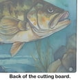 thumbnail image 5 of Smallmouth Bass Glass Cutting Board Large 12 in x 15 in, 5 of 5
