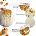 thumbnail image 5 of Shower Curtain 66"W x 72"L Thanksgiving Autumn Orange Maple Leaves Fabric Shower Curtains Set with Hooks Water Repellent Bathroom Curtains Machine Washable Bathroom Accessories, 5 of 6