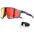 thumbnail image 1 of Gafas de Ciclismo KAPVOE Polarizadas UV400 para Hombres y Mujeres Rojas, 1 of 6