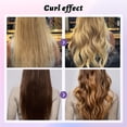 thumbnail image 3 of 2-in-1 Mini Curling Wand & Flat Iron - Dual Purpose Hair Styler for All Hair Types, Portable Travel Styler for Short Hair & On-the-Go Use（Green）, 3 of 7