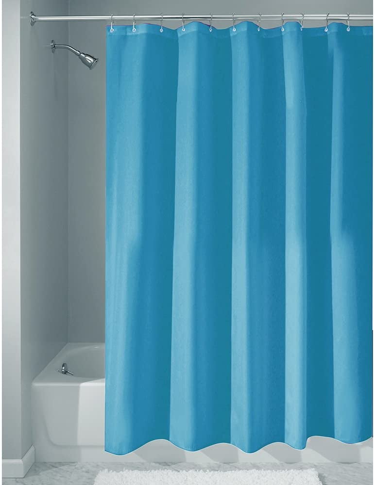 Shower Curtain Mould With Magnets Free PEVA Navy Blue 183.0 x 183.0 cm 