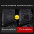 thumbnail image 2 of 2piece antikick pad car seat backrest, for Peugeot 3008 II , waterproof front seat backrest antikick pad, 2 of 5