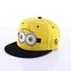 thumbnail image 1 of Gorra con visera para niños adorable y linda con dibujos animados de Minions, gorra de béisbol con protección solar personalizada con bordado kawaii, estilo padre-hijo, 1 of 6
