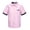 Pink, variant on Kids Boys Casual Short Sleeve Dress Shirts Turndown Collar Button Closure Polka Dots Print Pink 150