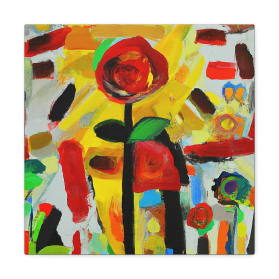 The Whisper of Love's Bouquet - Canvas